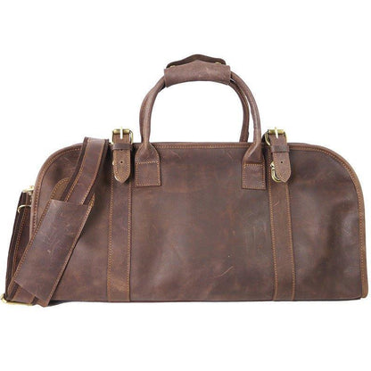 Leather Travel Bag Mens With Lock