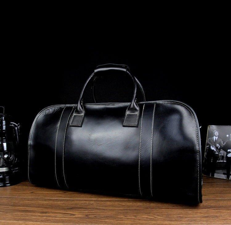 Leather Travel Bag Mens With Lock