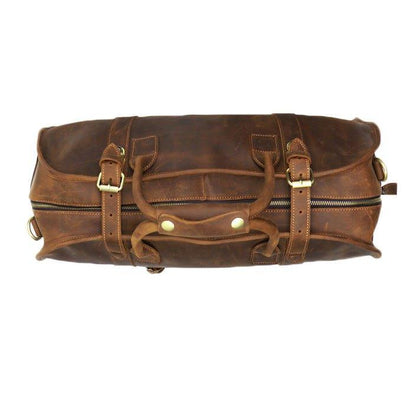 Leather Travel Bag Mens With Lock