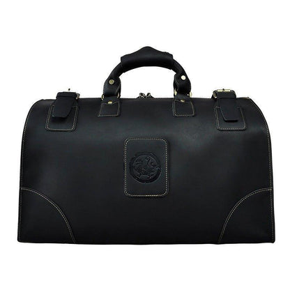 Woosir Leather Weekend Duffle Bag Mens