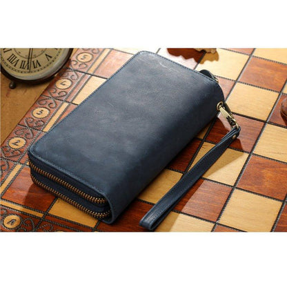 Woosir Long Leather Cowboy Wallet Mens