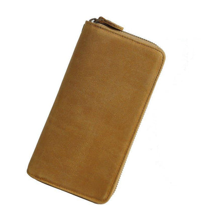 Woosir Long Leather Cowboy Wallet Mens