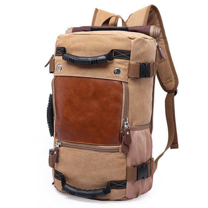 Men Canvas Travel Backpack