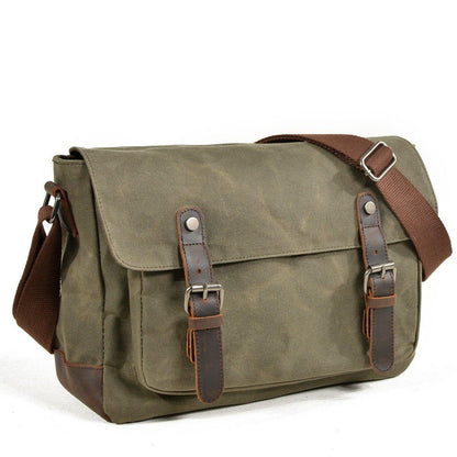 Canvas Mens Messenger Bag Crossbody