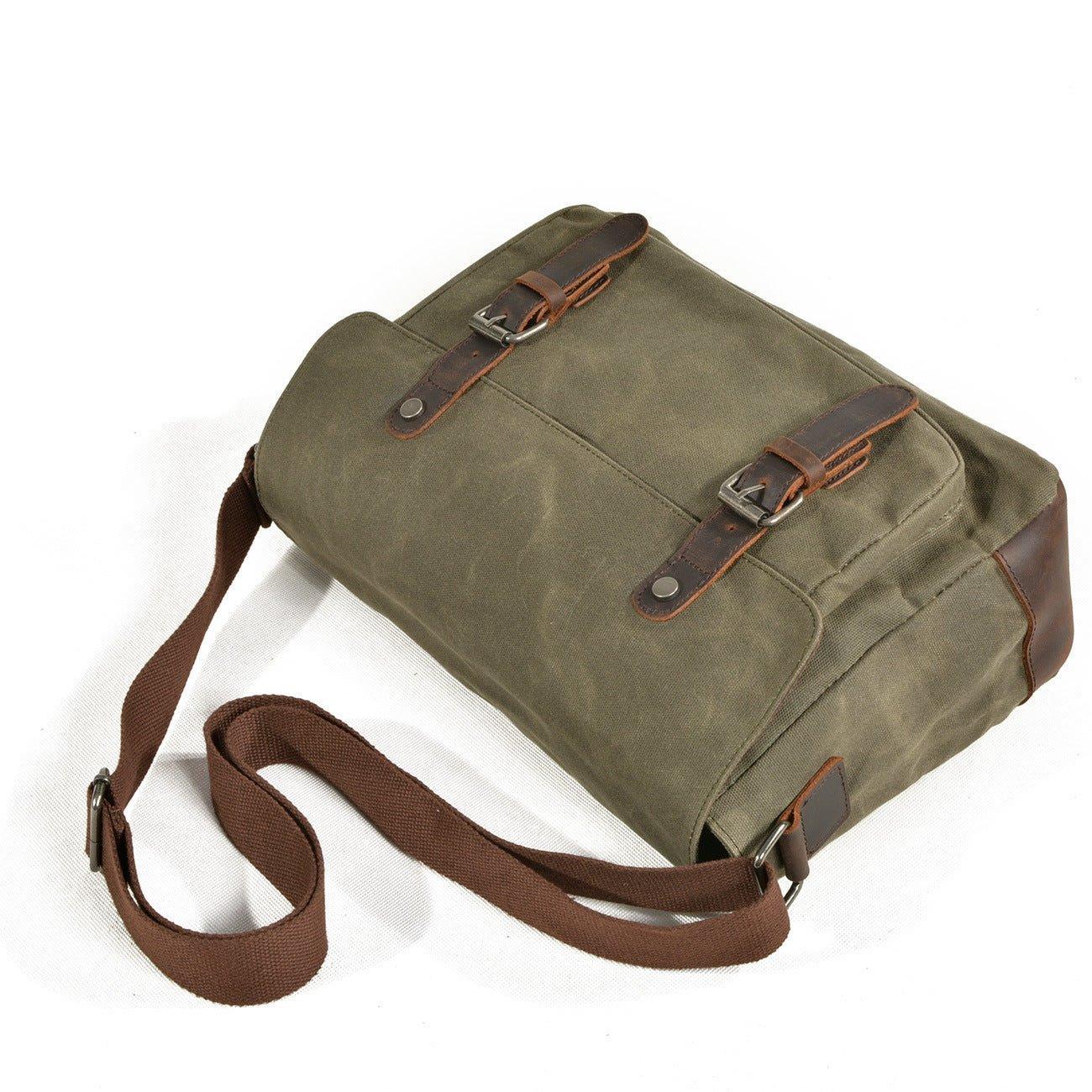 Canvas Mens Messenger Bag Crossbody