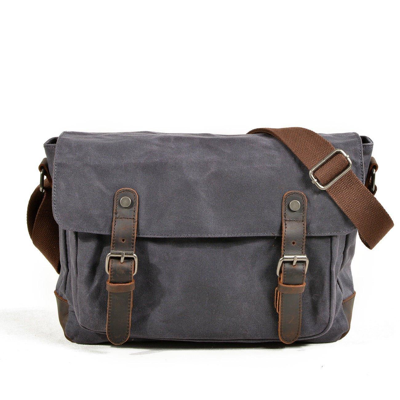 Canvas Mens Messenger Bag Crossbody