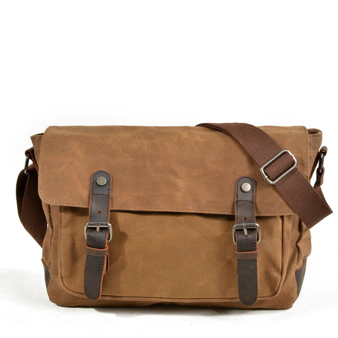 Canvas Mens Messenger Bag Crossbody