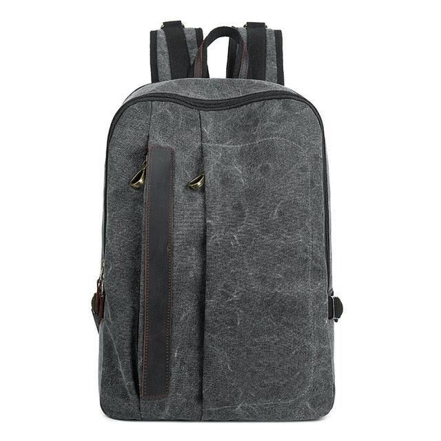 Mens 14 Inches Laptop Canvas Backpack