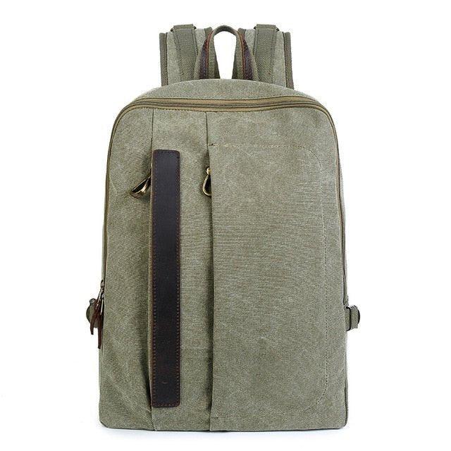 Mens 14 Inches Laptop Canvas Backpack