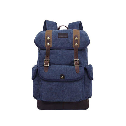 Mens Backpack Canvas Drawstring Design