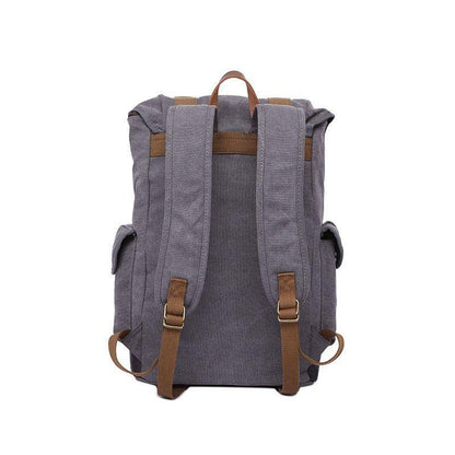 Mens Backpack Canvas Drawstring Design