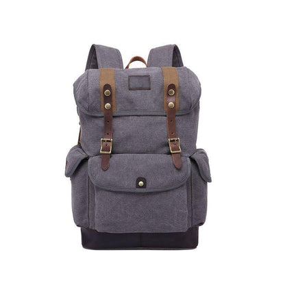 Mens Backpack Canvas Drawstring Design