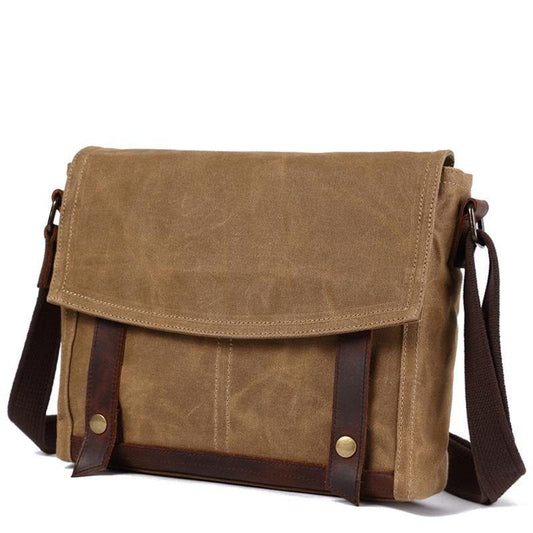 Vintage Messenger Bag Canvas Crossbody for Men