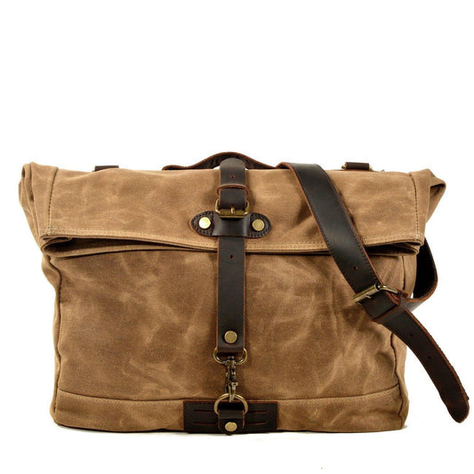 Vintage Canvas Messenger Bag Laptop and Motobags