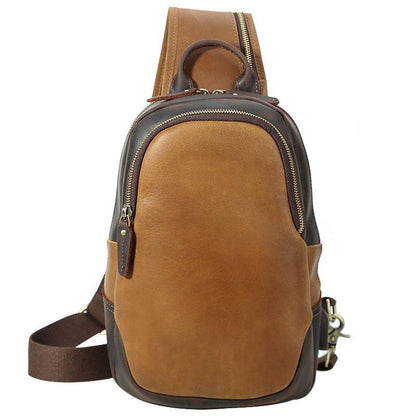 Mens Crossbody Leather Pack