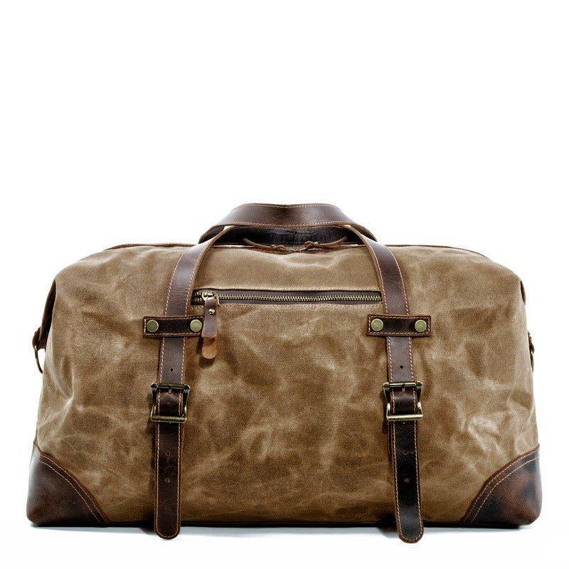 Large Waxed Canvas Travel Duffle Bag