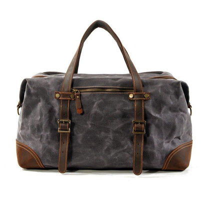 Large Waxed Canvas Travel Duffle Bag