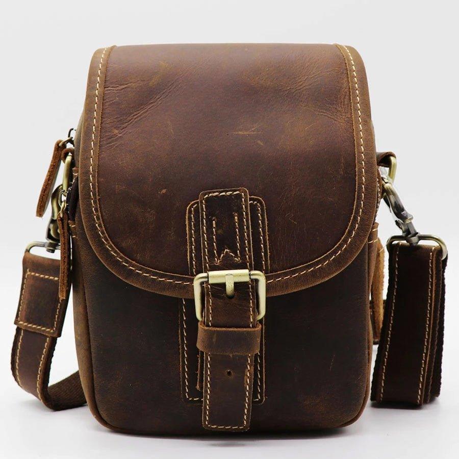 Woosir Men's Genuine Leather Shoulder Bags