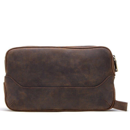 Woosir Mens Leather Dopp Kit Bag