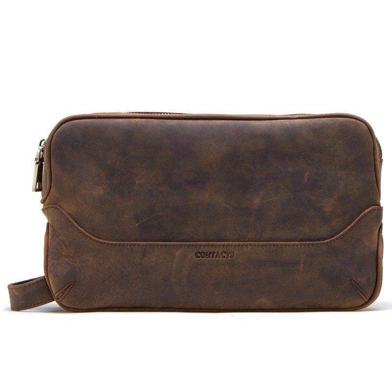 Woosir Mens Leather Dopp Kit Bag