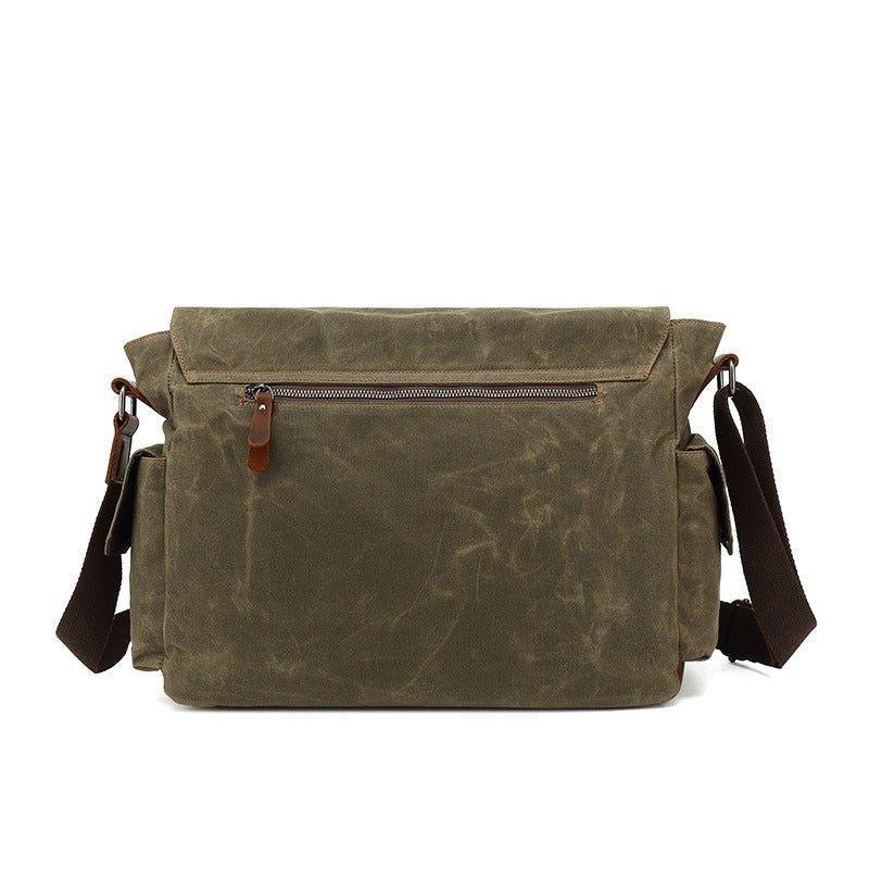 Vintage Canvas Messenger Bag for Laptop