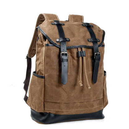 Men's Large Canvas Vintage Travel Backpack