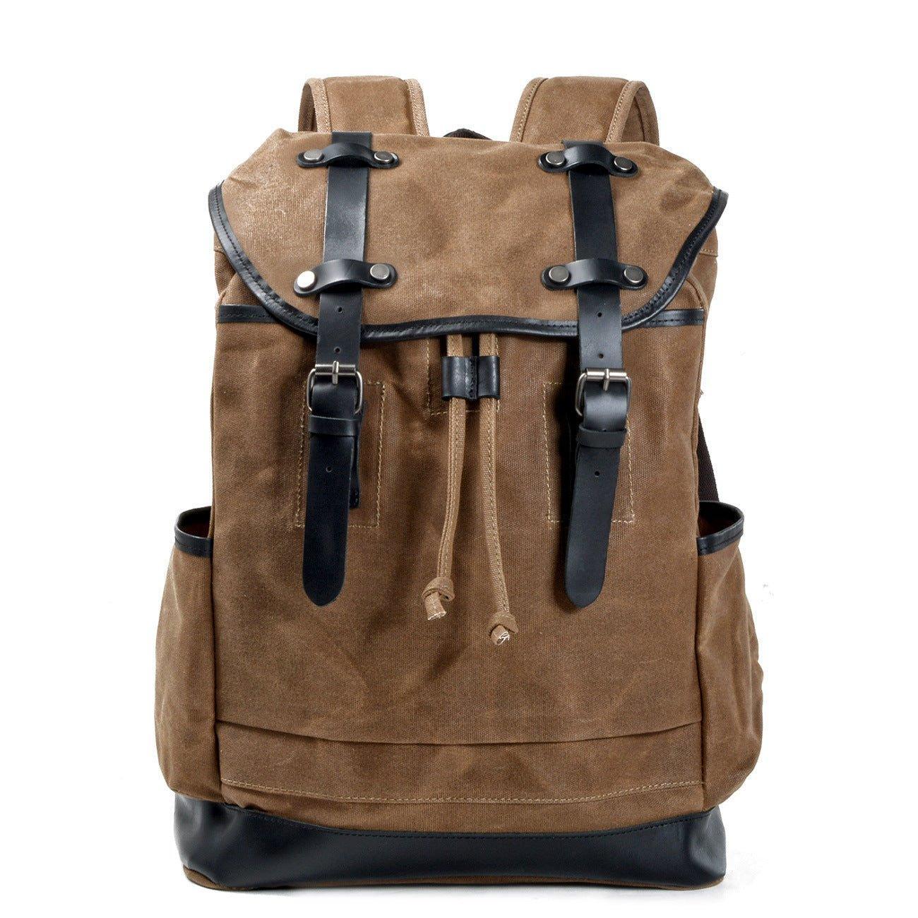 Men's Large Canvas Vintage Travel Backpack