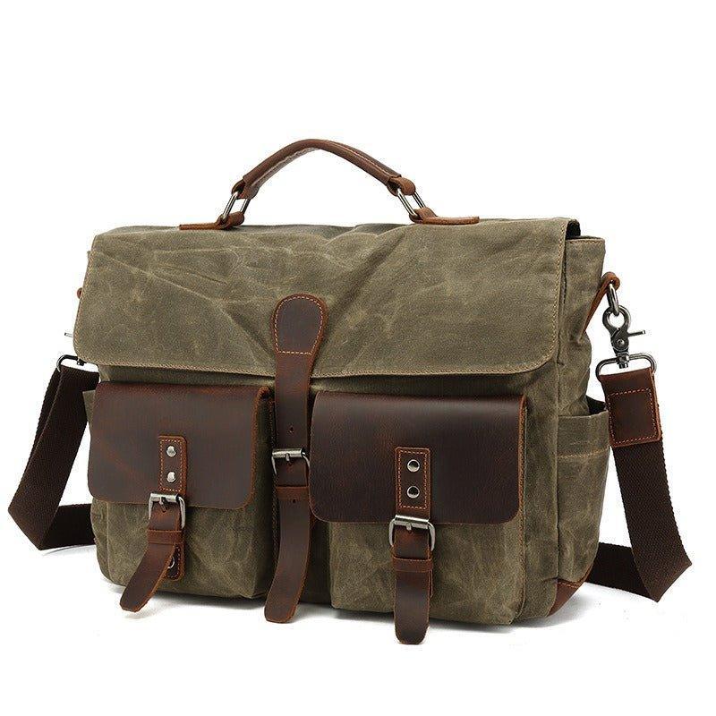 Woosir Mens Satchel Bag with Laptop Sleeve