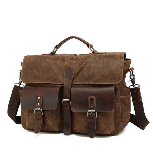 Woosir Mens Satchel Bag with Laptop Sleeve