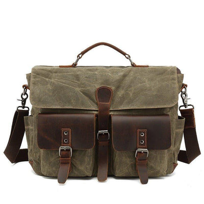 Woosir Mens Satchel Bag with Laptop Sleeve