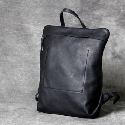 Woosir Minimalist Leather Backpack for Men