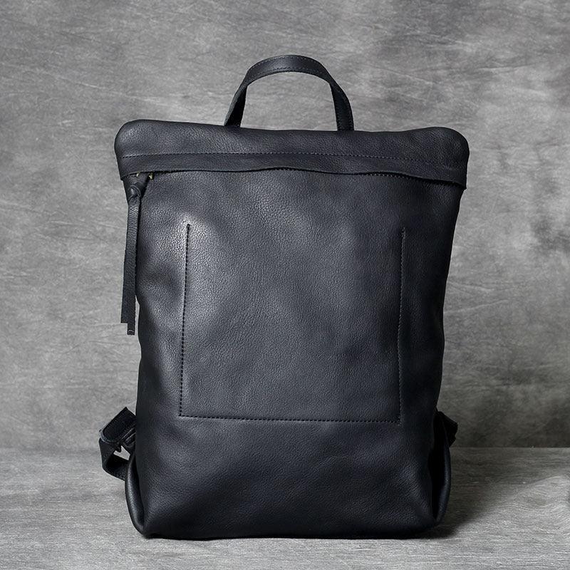 Woosir Minimalist Leather Backpack for Men