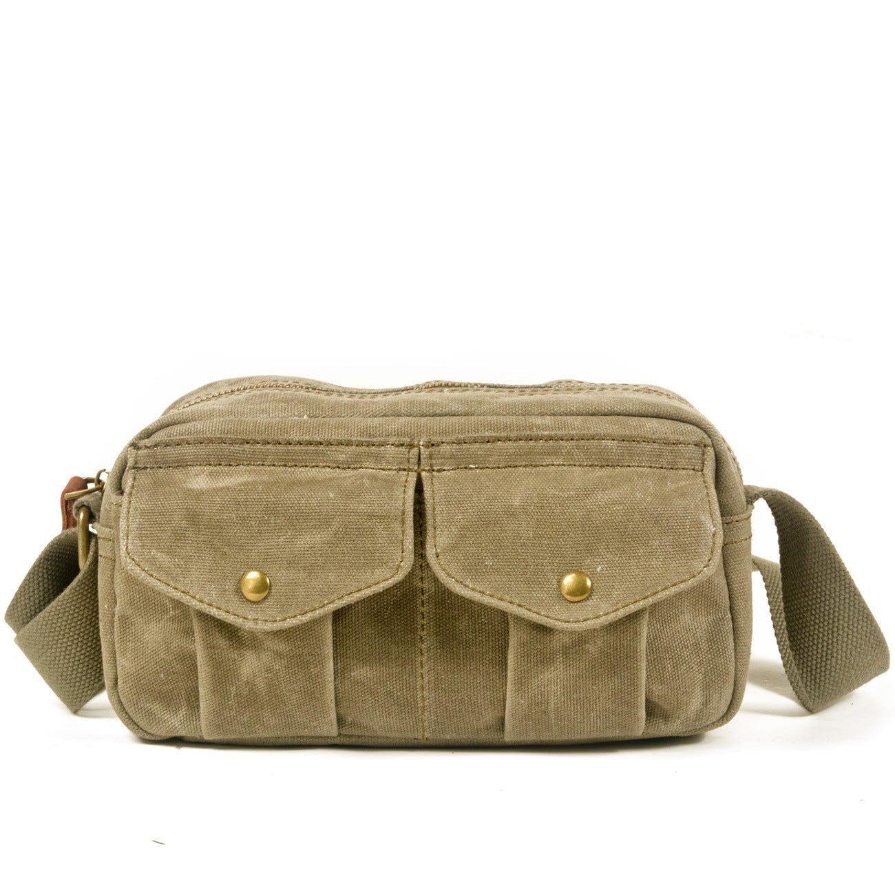 Small Messenger Bag Canvas Mens