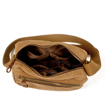 Small Messenger Bag Canvas Mens