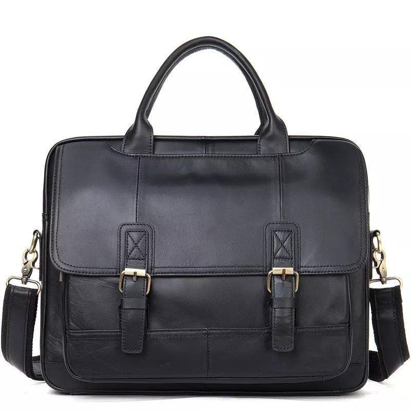 Woosir Office Document Laptop Leather Briefcase for Men