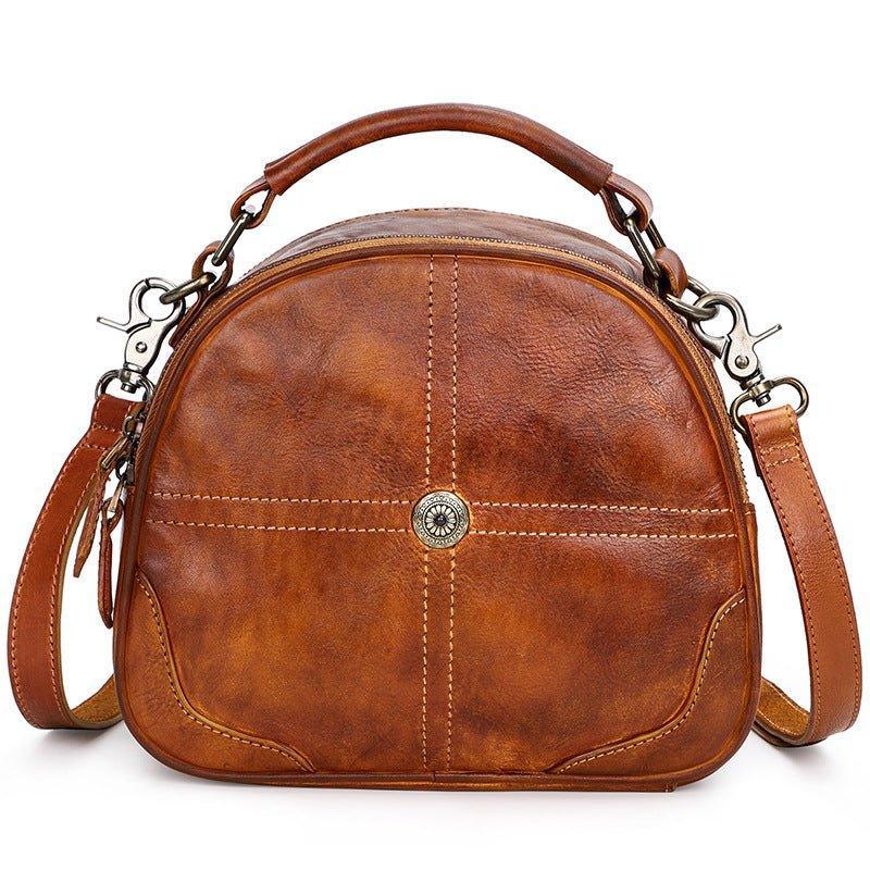 Woosir Oval Crossbody Bag Vintage Style