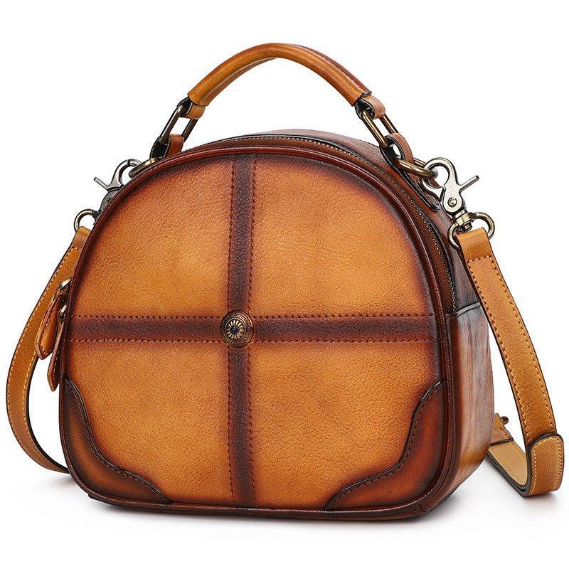 Woosir Oval Crossbody Bag Vintage Style