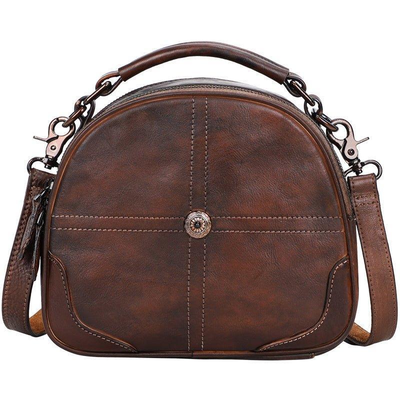 Woosir Oval Crossbody Bag Vintage Style