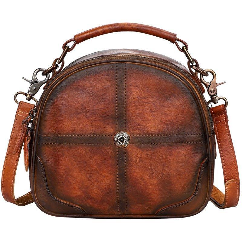 Woosir Oval Crossbody Bag Vintage Style