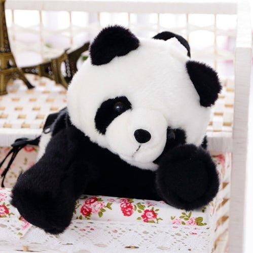 Woosir Panda Furry Shoulder Pack for Children