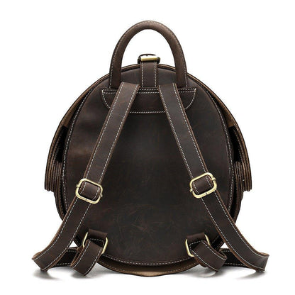 Pangolin Vintage Leather Backpack for Men