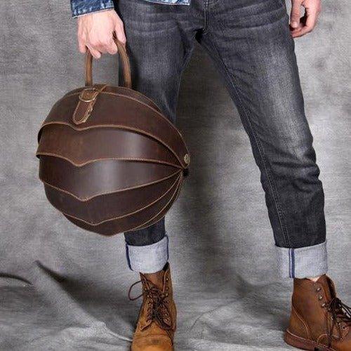 Pangolin Vintage Leather Backpack for Men