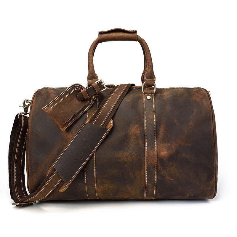 Real Leather Duffel Bags For Men 18 Inch