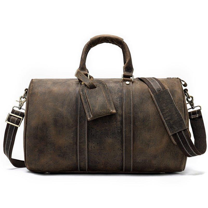 Real Leather Duffel Bags For Men 18 Inch