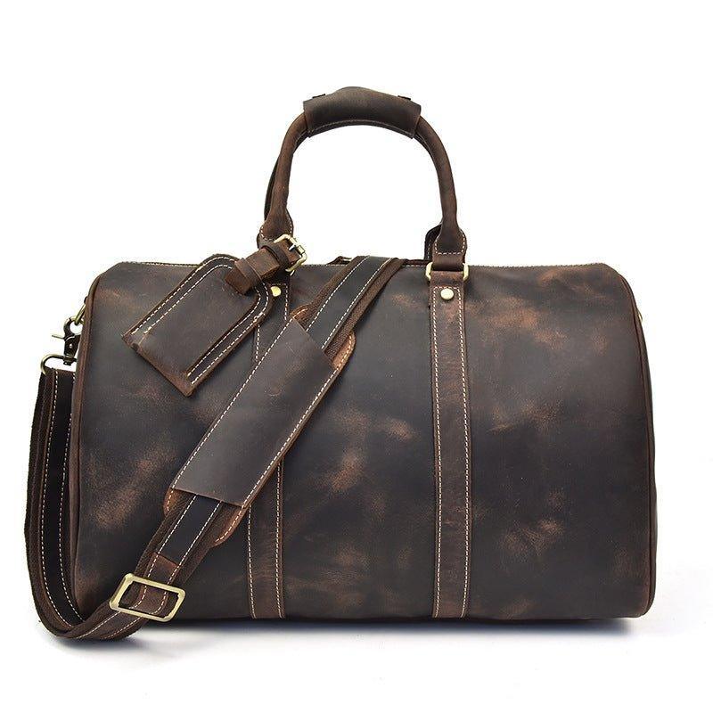 Real Leather Duffel Bags For Men 18 Inch