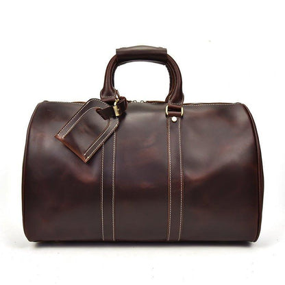 Real Leather Duffel Bags For Men 18 Inch