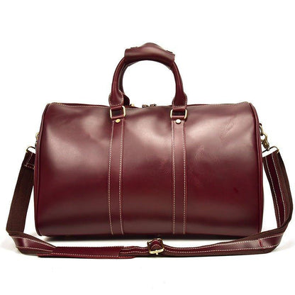 Real Leather Duffel Bags For Men 18 Inch