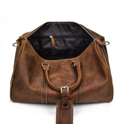 Real Leather Duffel Bags For Men 18 Inch