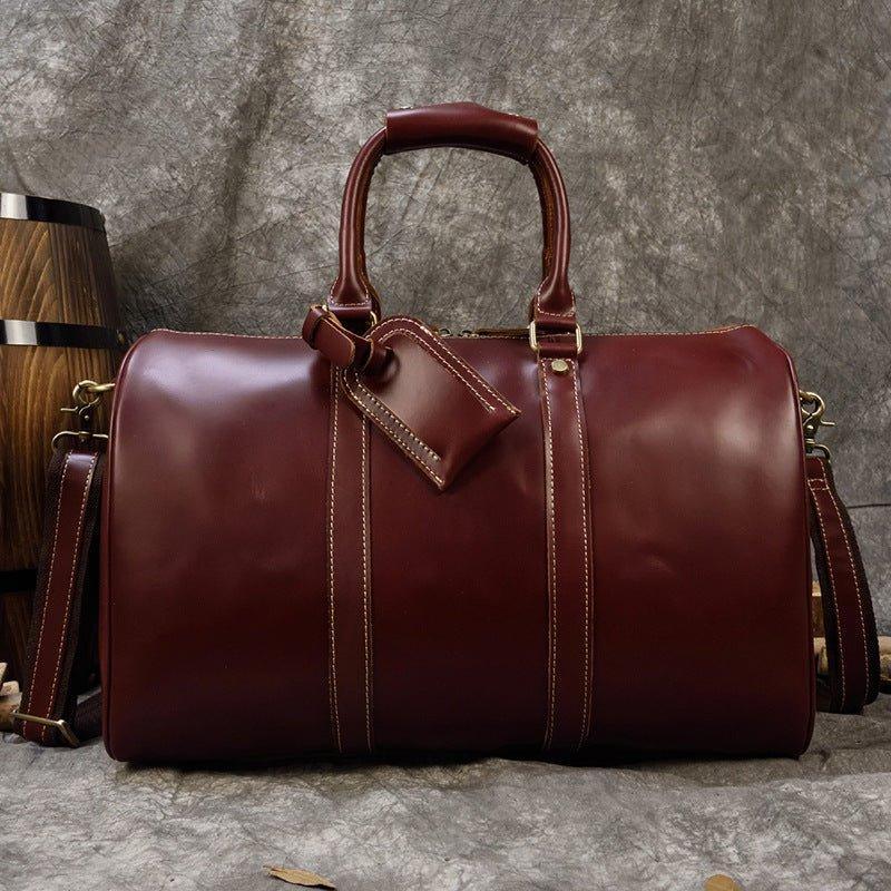 Real Leather Duffel Bags For Men 18 Inch