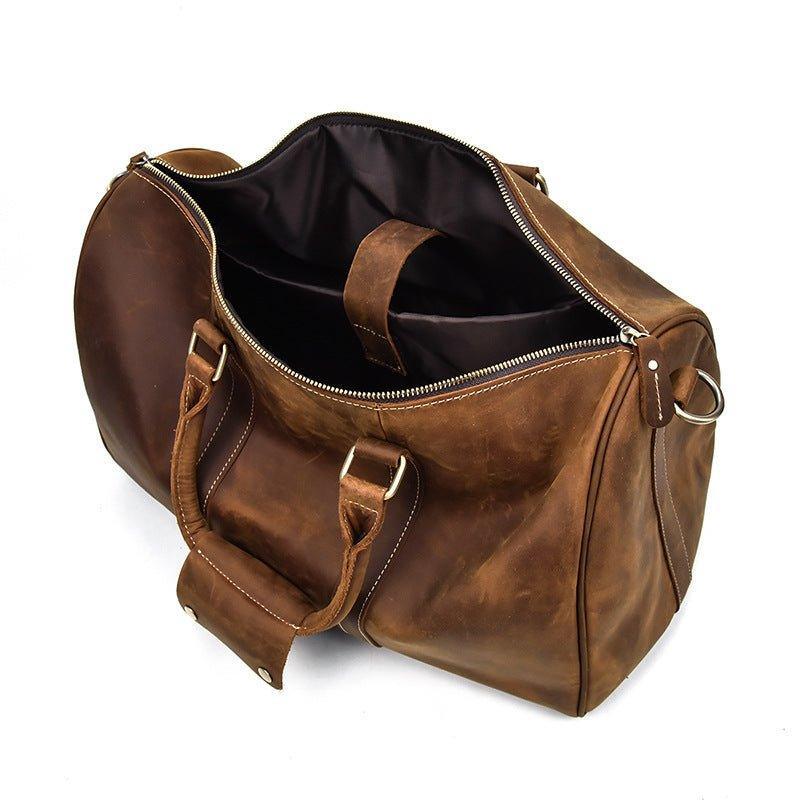 Real Leather Duffel Bags For Men 18 Inch